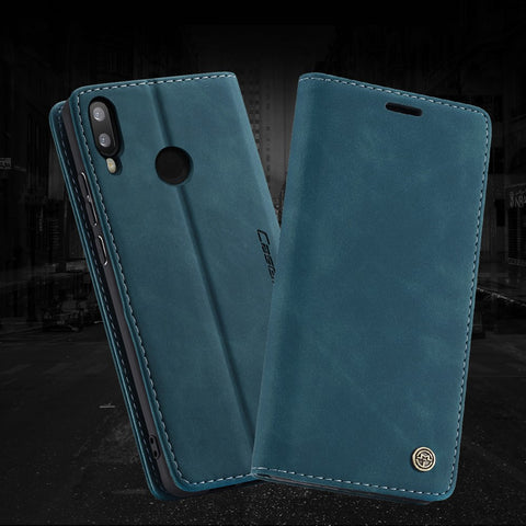 CASEME 013 Series Auto-absorbed PU Leather Wallet Stand Case for Huawei P Smart (2019) / Nova Lite 3 (Japan)
