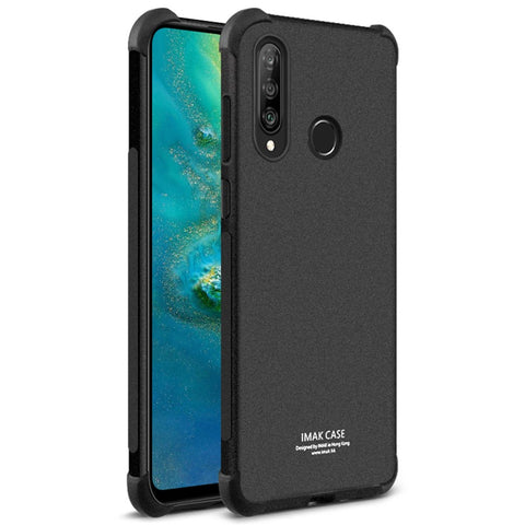 IMAK Silky Anti-drop Soft TPU Phone Cover + Screen Protector Film for Huawei P30 Lite / nova 4e / P30 Lite New Edition
