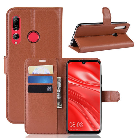 Litchi Skin Wallet Leather Stand Case for Huawei P Smart Plus 2019 / Enjoy 9s /  Maimang 8