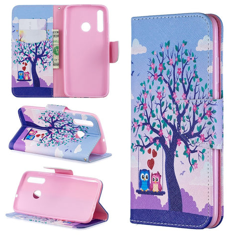 Pattern Printing Leather Wallet Case for Huawei P Smart Plus 2019 / Enjoy 9s/ Maimang 8 / Honor 10i