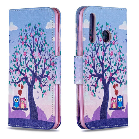 Pattern Printing Leather Wallet Case for Huawei P Smart Plus 2019 / Enjoy 9s/ Maimang 8 / Honor 10i