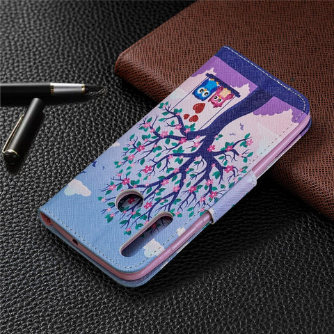 Pattern Printing Leather Wallet Case for Huawei P Smart Plus 2019 / Enjoy 9s/ Maimang 8 / Honor 10i