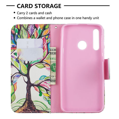 Pattern Printing Leather Wallet Case for Huawei P Smart Plus 2019 / Enjoy 9s/ Maimang 8 / Honor 10i