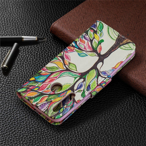 Pattern Printing Leather Wallet Case for Huawei P Smart Plus 2019 / Enjoy 9s/ Maimang 8 / Honor 10i
