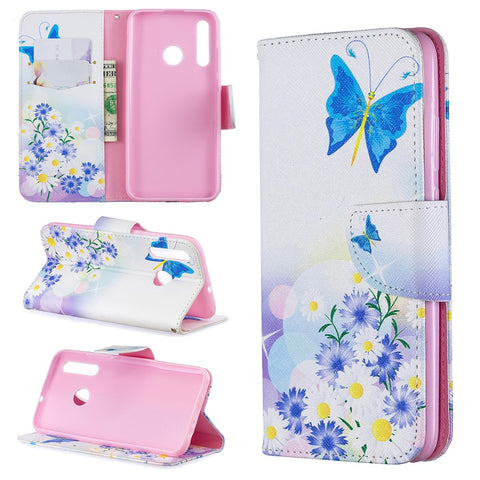 Pattern Printing Leather Wallet Case for Huawei P Smart Plus 2019 / Enjoy 9s/ Maimang 8 / Honor 10i