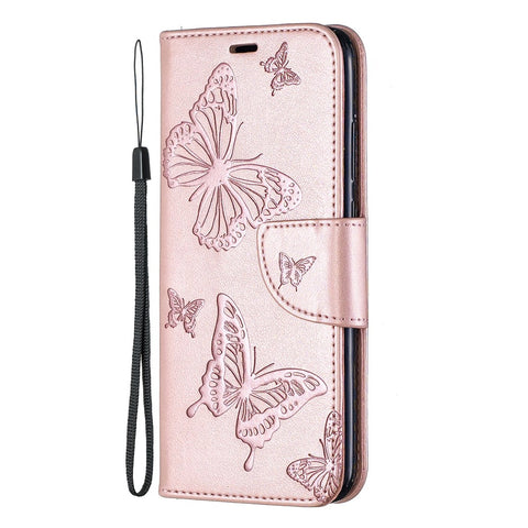 Imprint Butterfly Leather Wallet Case for Huawei P Smart Plus 2019 / Enjoy 9s/ Maimang 8 / Honor 10i