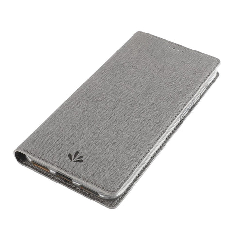 VILI DMX Cross Texture Leather Card Holder Phone Cover for Huawei Y7 (2019)/Y7 Prime(2019)
