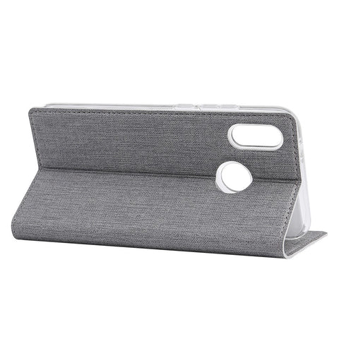 VILI DMX Cross Texture Leather Card Holder Phone Cover for Huawei Y7 (2019)/Y7 Prime(2019)