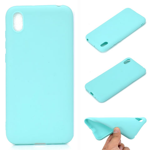 Solid Color Matte TPU Soft Mobile Phone Cover for Huawei Honor 8S / Y5 (2019)