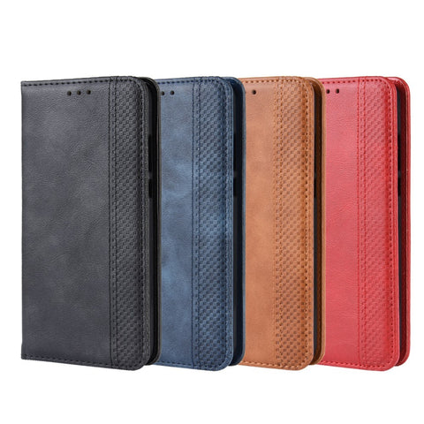 Vintage Style Leather Wallet Case for Huawei Honor 20 Lite