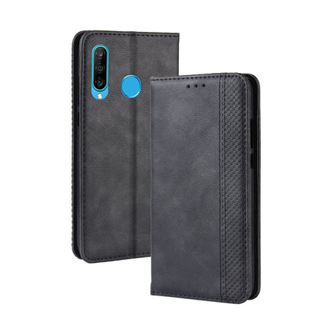 Vintage Style Leather Wallet Case for Huawei Honor 20 Lite