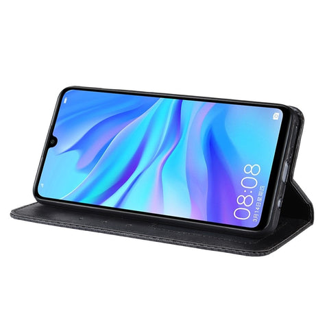 Vintage Style Leather Wallet Case for Huawei Honor 20 Lite