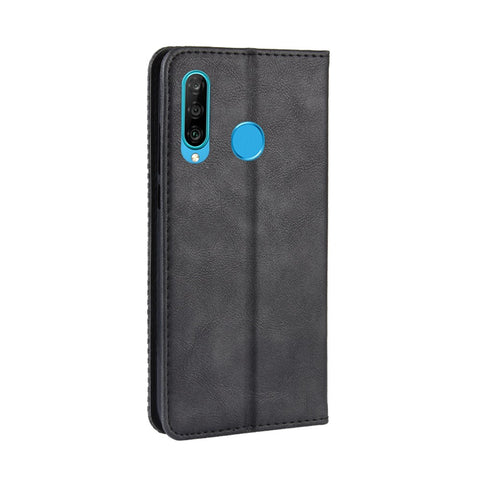 Vintage Style Leather Wallet Case for Huawei Honor 20 Lite