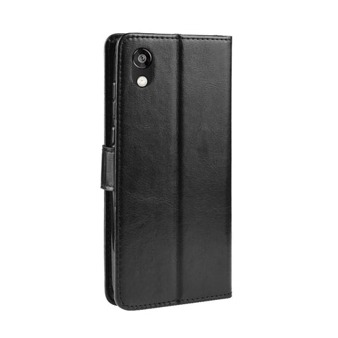 Crazy Horse Leather Wallet Case for Huawei Y5 (2019) / Honor 8S