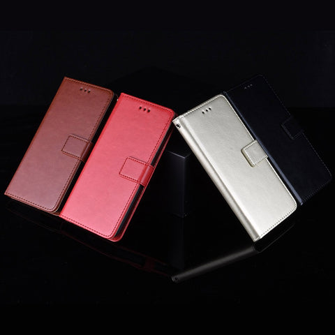 Crazy Horse Leather Wallet Case for Huawei Y5 (2019) / Honor 8S