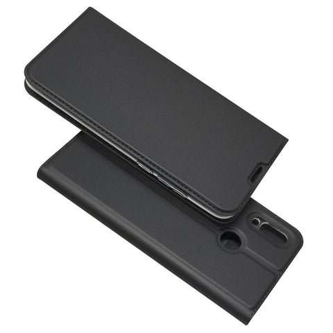 Magnetic Adsorption Leather Card Holder Case for Huawei P Smart Plus 2019 / Enjoy 9s/ Maimang 8 / Honor 10i