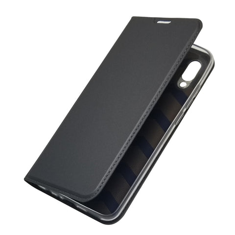 Magnetic Adsorption Leather Card Holder Case for Huawei P Smart Plus 2019 / Enjoy 9s/ Maimang 8 / Honor 10i