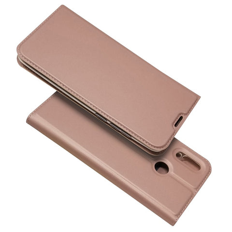 Magnetic Adsorption Leather Card Holder Case for Huawei P Smart Plus 2019 / Enjoy 9s/ Maimang 8 / Honor 10i