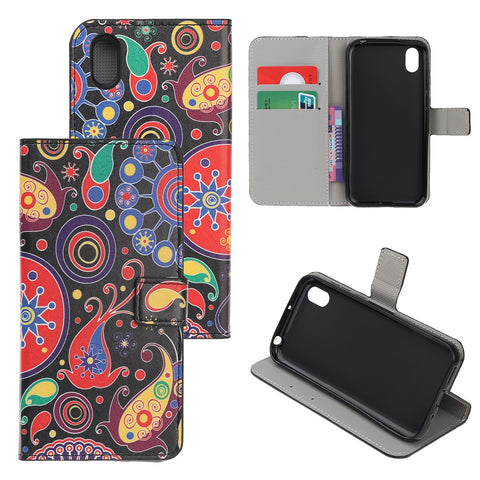 Pattern Printing PU Leather Stand Phone Cover for Huawei Y5 (2019) / Honor 8S