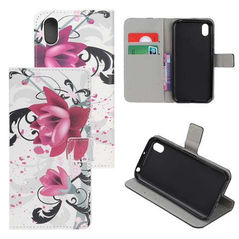 Pattern Printing PU Leather Stand Phone Cover for Huawei Y5 (2019) / Honor 8S