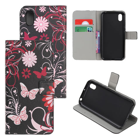 Pattern Printing PU Leather Stand Phone Cover for Huawei Y5 (2019) / Honor 8S