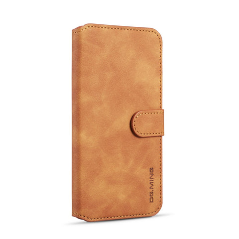 DG.MING Retro Style Leather Wallet Stand Case for Huawei P30 Lite New Edition/P30 Lite/nova 4e