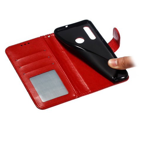 Imprint Mandala Flower Stand Wallet Leather Case for Huawei P Smart Plus 2019/Enjoy 9s/ Maimang 8/Honor 10i/Honor 20i/Honor 20 Lite/nova 4 Lite