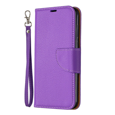 Litchi Skin Leather Wallet Case for Huawei Y5 (2019) / Honor 8S
