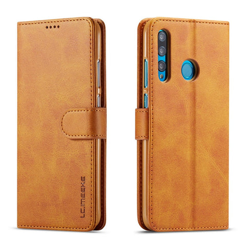 LC.IMEEKE Leather Wallet Casing for Huawei P Smart Plus 2019/Enjoy 9s/Honor 10i