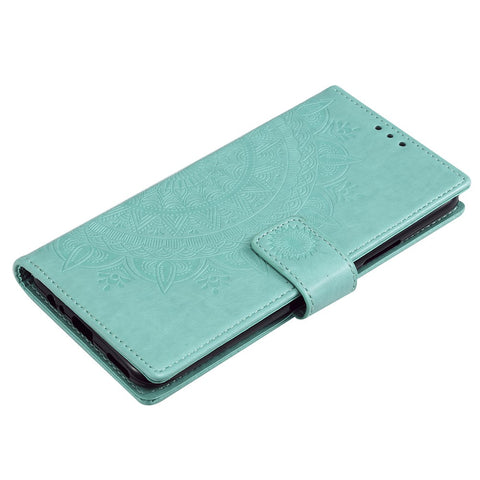 Imprint Flower Leather Wallet Case for Huawei Honor 9X (Global)/P Smart Z / Y9 Prime 2019/ Enjoy 10 Plus