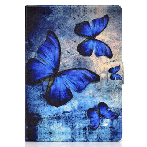 Shock-proof Pattern Printing Card Slot PU Leather Tablet Casing for Huawei MediaPad T5 10