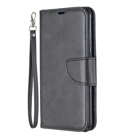 PU Leather Phone Case for Huawei Y6 (2019, with Fingerprint Sensor)/Y6 Prime (2019)/Honor 8A