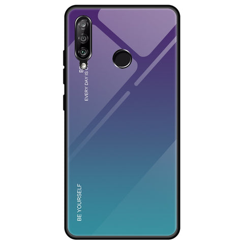 Gradient Color Glass + TPU Hybrid Case for Huawei Honor 10i / 20i / P Smart+ 2019 / Enjoy 9S