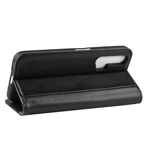 For Huawei Honor 20 Pro Phone Cases Genuine Split Leather Wallet Mobile Cover Stand