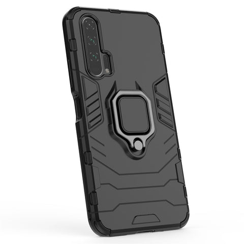 Rotatable Ring Kickstand Cool Armor PC TPU Hybrid Phone Shell for Huawei Honor 20 Pro
