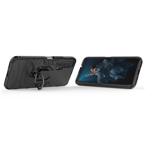 Rotatable Ring Kickstand Cool Armor PC TPU Hybrid Phone Shell for Huawei Honor 20 Pro