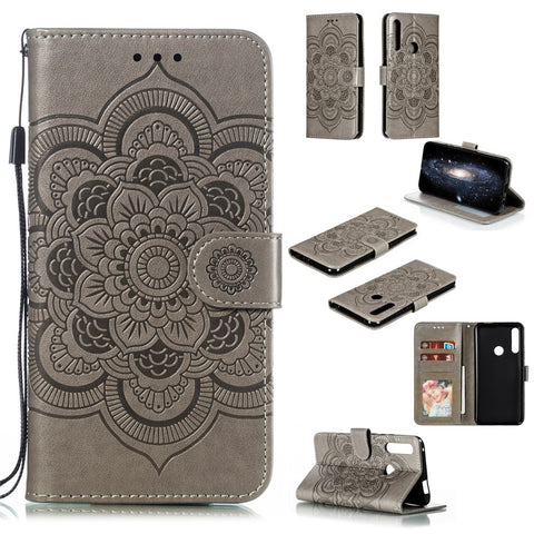 Imprint Flower Leather Mobile Shell for Huawei Honor 9X (Global)/Y9 Prime 2019/ Enjoy 10 Plus / Huawei P Smart Z