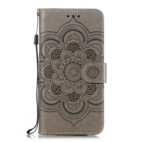 Imprint Flower Leather Mobile Shell for Huawei Honor 9X (Global)/Y9 Prime 2019/ Enjoy 10 Plus / Huawei P Smart Z