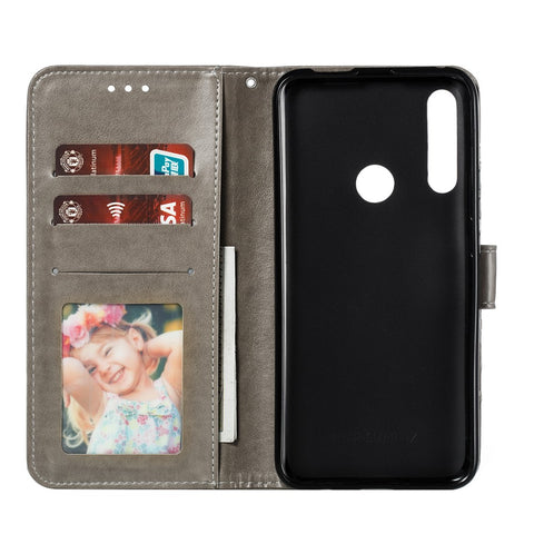 Imprint Flower Leather Mobile Shell for Huawei Honor 9X (Global)/Y9 Prime 2019/ Enjoy 10 Plus / Huawei P Smart Z