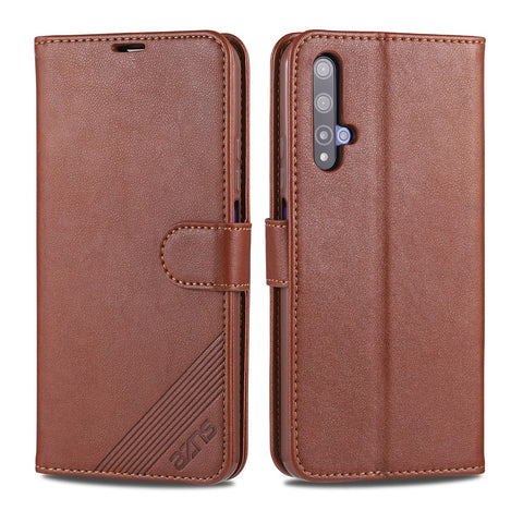 AZNS Leather Wallet Phone Case for Huawei Honor 20S / Honor 20/nova 5T