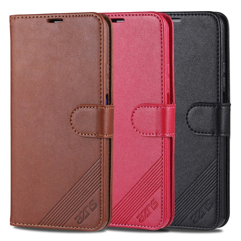 AZNS Leather Wallet Phone Case for Huawei Honor 20S / Honor 20/nova 5T