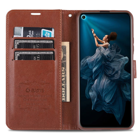 AZNS Leather Wallet Phone Case for Huawei Honor 20S / Honor 20/nova 5T