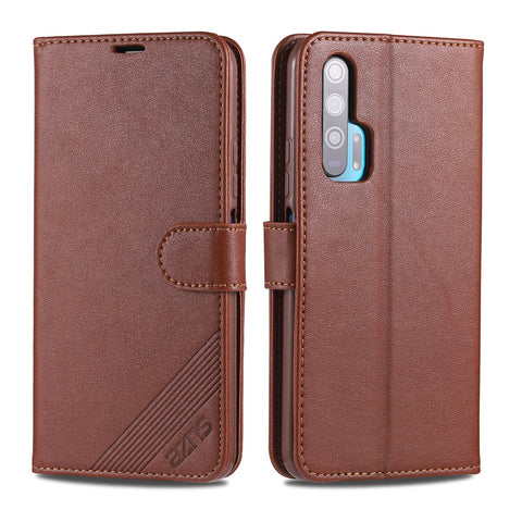 AZNS Leather Wallet Phone Case for Huawei Honor 20 Pro