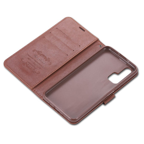AZNS Leather Wallet Phone Case for Huawei Honor 20 Pro