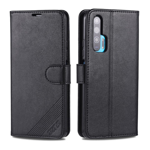 AZNS Leather Wallet Phone Case for Huawei Honor 20 Pro