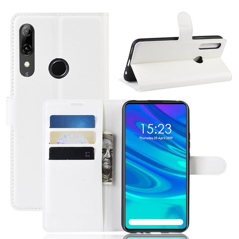 Litchi Texture Wallet Leather Phone Cover for Huawei Honor 9X (Global) / P Smart Z / Y9 Prime 2019 /  Enjoy 10 Plus
