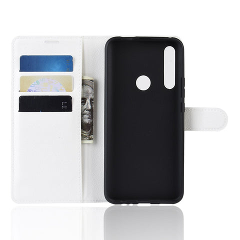 Litchi Texture Wallet Leather Phone Cover for Huawei Honor 9X (Global) / P Smart Z / Y9 Prime 2019 /  Enjoy 10 Plus