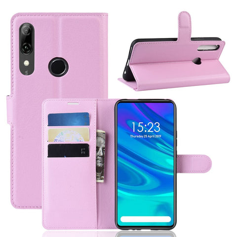 Litchi Texture Wallet Leather Phone Cover for Huawei Honor 9X (Global) / P Smart Z / Y9 Prime 2019 /  Enjoy 10 Plus