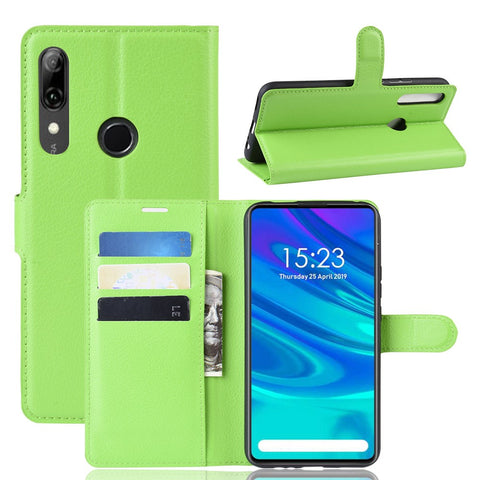 Litchi Texture Wallet Leather Phone Cover for Huawei Honor 9X (Global) / P Smart Z / Y9 Prime 2019 /  Enjoy 10 Plus