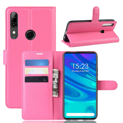 Litchi Texture Wallet Leather Phone Cover for Huawei Honor 9X (Global) / P Smart Z / Y9 Prime 2019 /  Enjoy 10 Plus